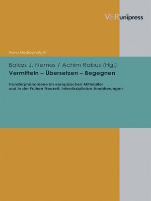 cover image of Vermitteln – Übersetzen – Begegnen